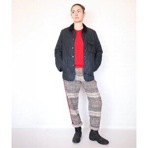 FREE PEOPLE Good Vibes Mid Rise Straight Leg Plaid Pants Sz 6